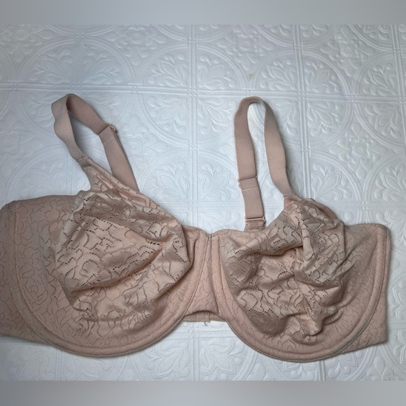 Wacoal 855345 Inside Job Underwire Bra 40DDD Beige 855345 Underwire Lined 3357 H - Picture 7 of 7